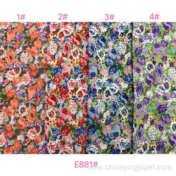 New Design Large Quantity Printed Floral Rayon Fabric